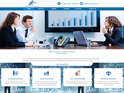 Training institute Website design & Development