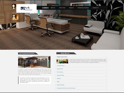 office interior desinger Website design & Development