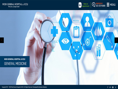 Hospital Website design & Development