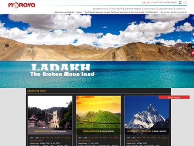 Tours & Travels Website design & Development